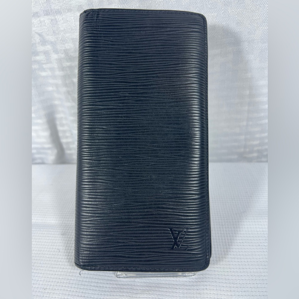 1068: Louis Vuitton unisex Long Wallet in Epi Leather & Monogram Eclipse - Picture 2 of 12
